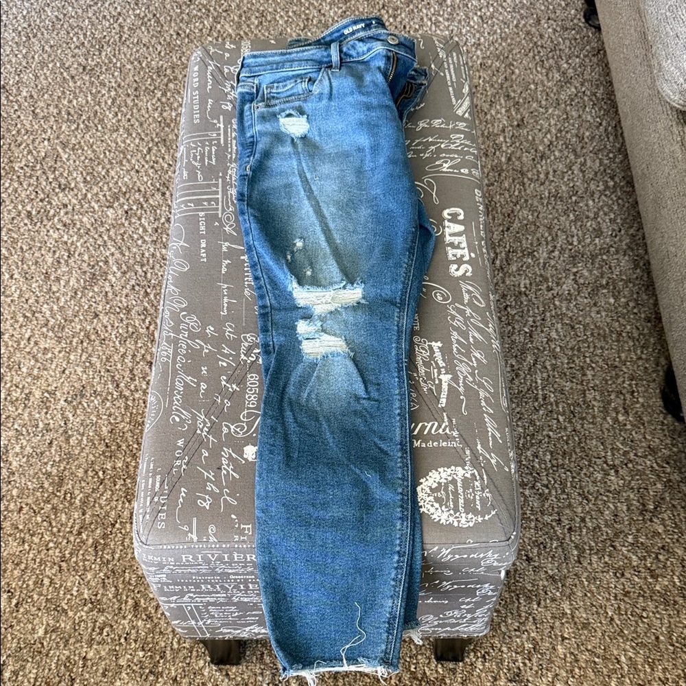 Old Navy Distressed Rick Star super skinny jeans